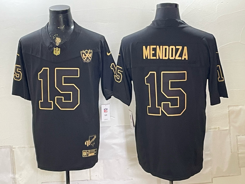 Men 2026 Oakland Raiders #15 Mendoza Black Nike Limited NFL Jersey0826006->san francisco 49ers->NFL Jersey